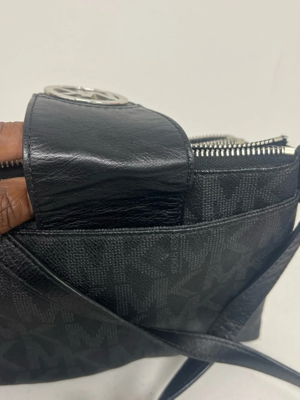 MICHAEL Michael Kors Black MK Logo Crossbody Bag